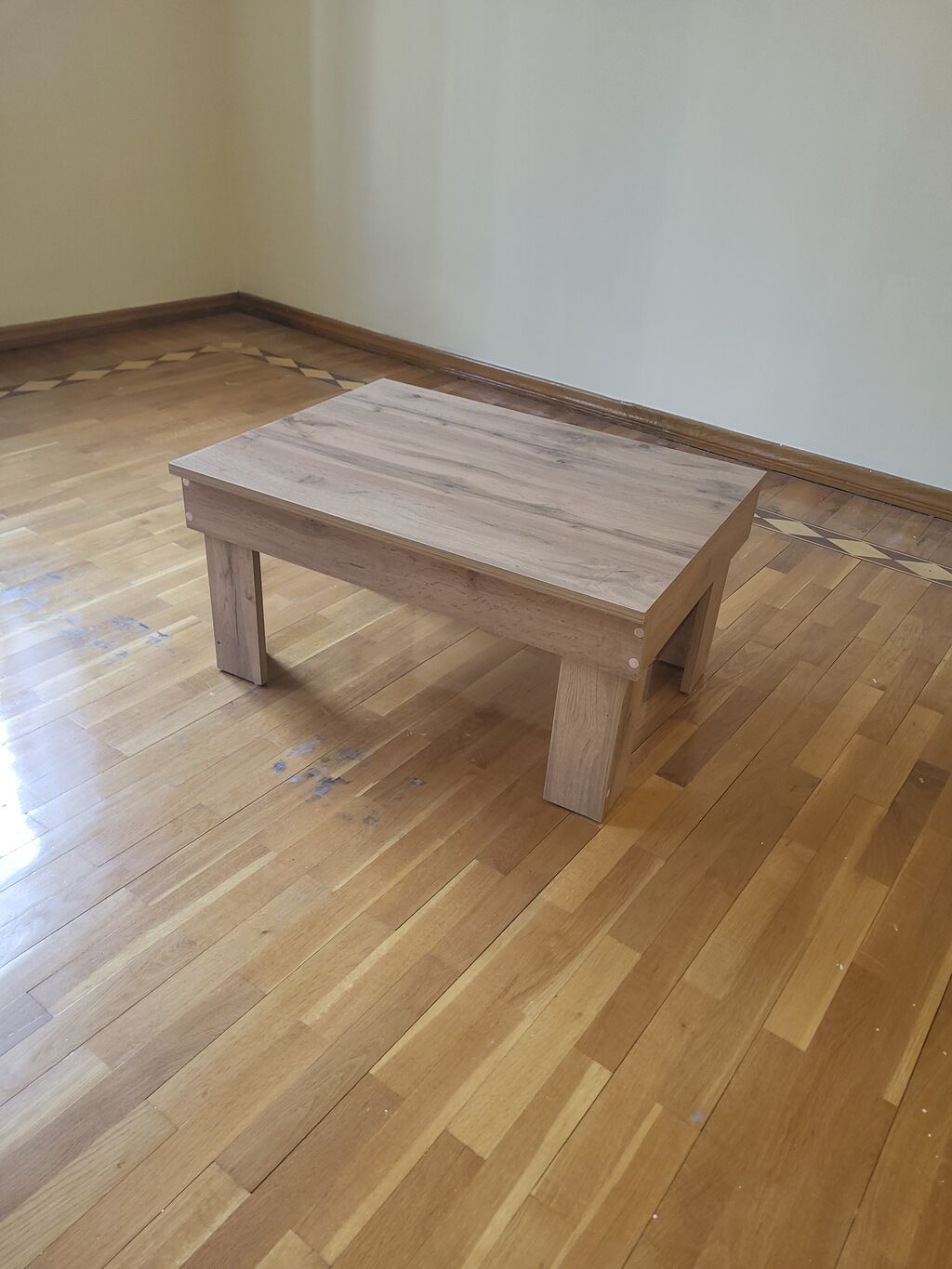 Düz masa, Açılmayan, Təkərsiz, Teksturalı laminat, Ödənişli çatdırılma — Jurnal masaları, Bakı (2)