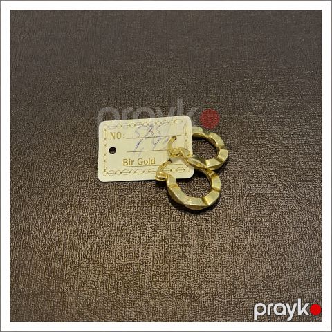 Qadınlar üçün sırğalar BG558, qızıl 585 əyar VJ633770 — Bakı