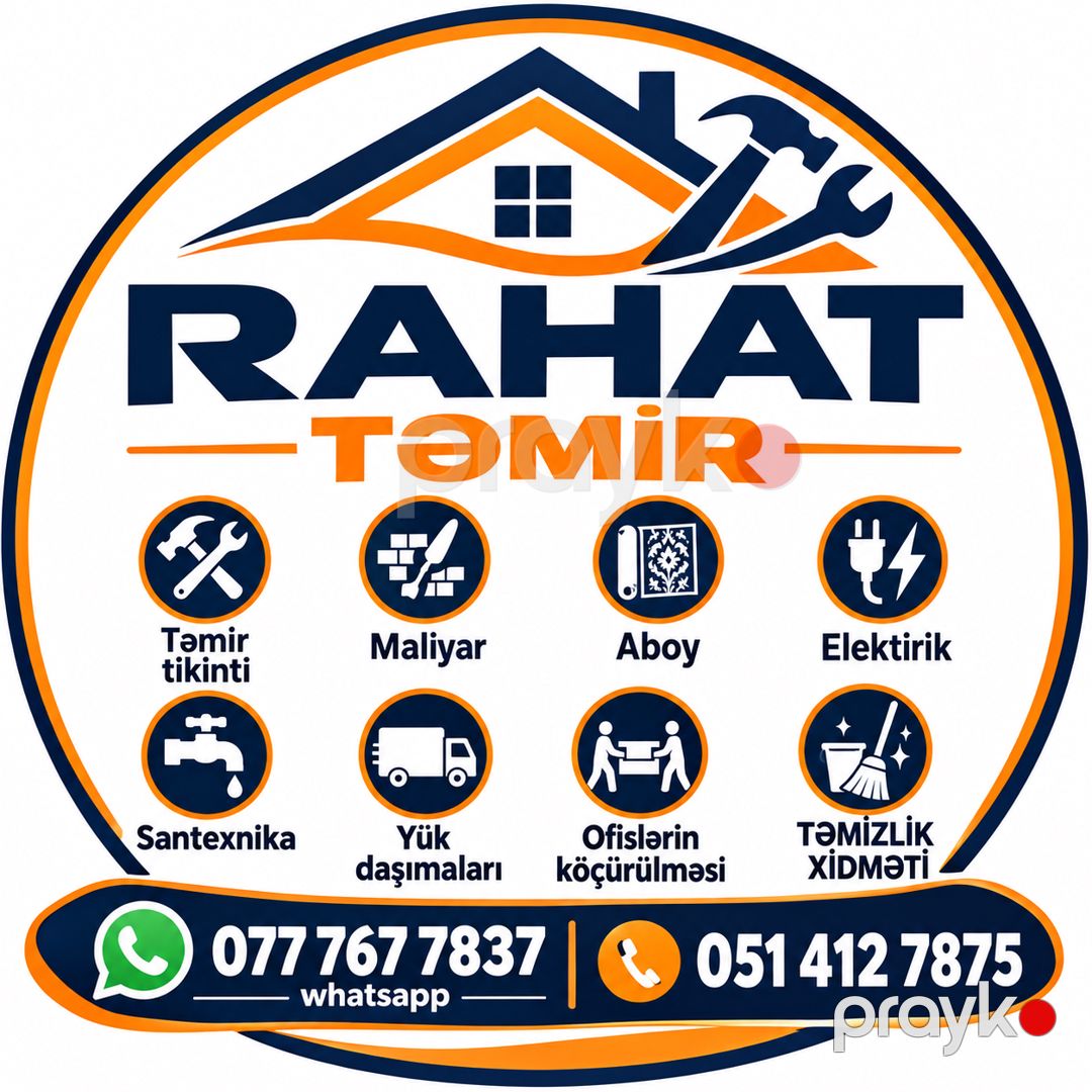 Təmirçi Rahat — Tikinti xidmətləri, Xırdalan