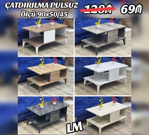 Düz masa, Açılmayan, Təkərsiz, Laminat, Zəmanətsiz, Pulsuz quraşdırılma — Bakı