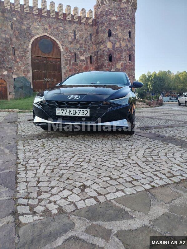 Hyundai Elantra, 2021 il 77-NQ-732 — Avtomobillər, Bakı (2)