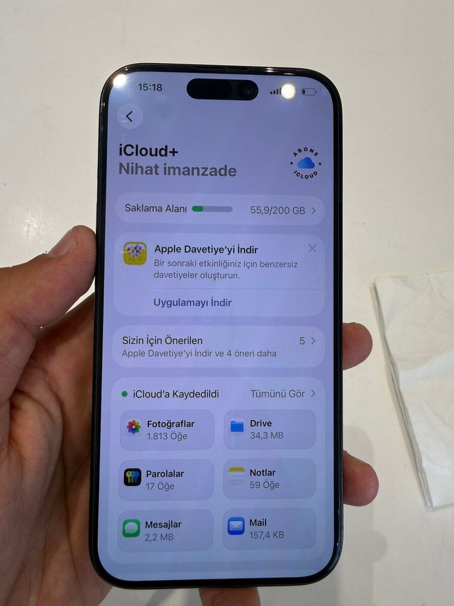 Apple iPhone 15 Pro Blue Titanium 128GB/8GB — Smartfonlar, Bakı (4)