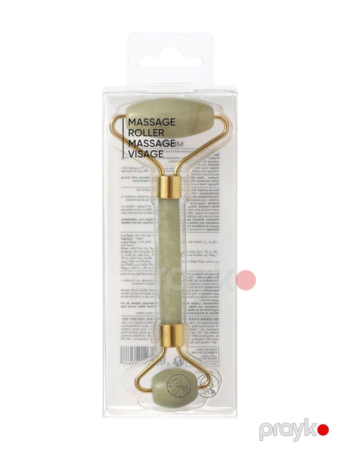 Uz üçün rolik masajoru Miniso Jade Double-Head Face Massage Roller — Mallar, Bakı (2)