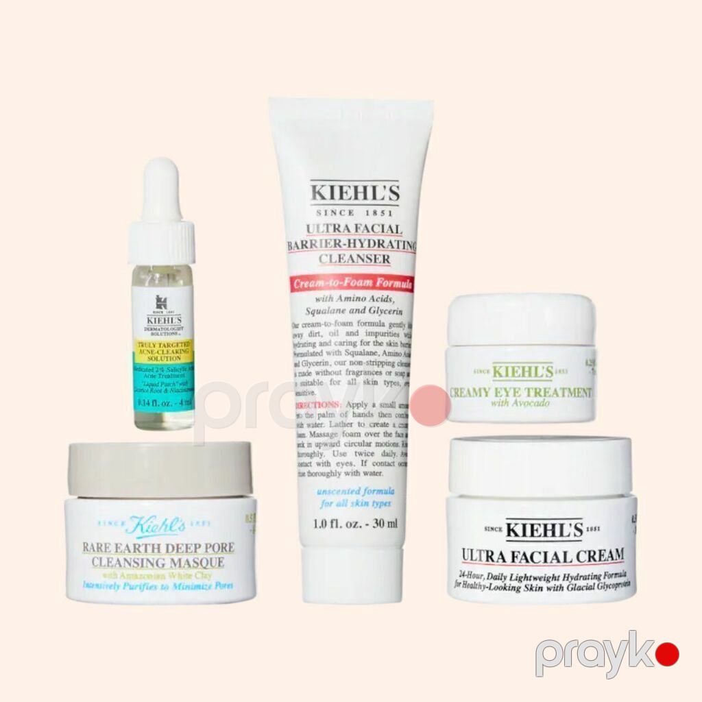Üzə qulluq dəsti Kiehl's Mini-MVPS (Göz ətrafı dərisi üçün zərdab + Göz ətrafı dərisi üçün krem + Göz ətrafı dərisi üçün gel-krem + Üz üçün gel-krem + Üz üçün losyon) — Mallar, Bakı (2)