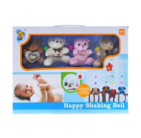 Asma oyuncaq Happy Shaking Bell ayı, rəngarəng, 3+ yaş, LP4217 - İntex Azərbaycan 2025-229 — Bakı