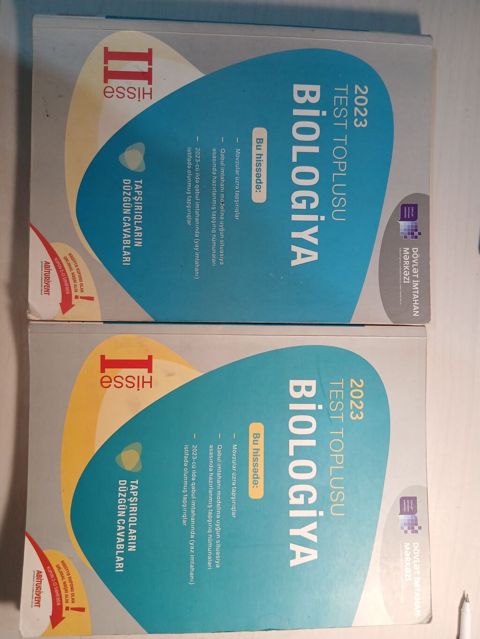 2023 “Biologiya” Test Toplusu – DİM I və II hissə — Bakı