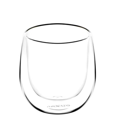 Stəkan dəsti Ardesto AR2612G, borosilikat şüşə, şəffaf, 120 ml, 2 əd — Bakı