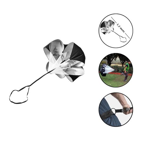 Qaçış üçün paraşüt Mega Fitness 6932, qara, 1.2 m — Bakı