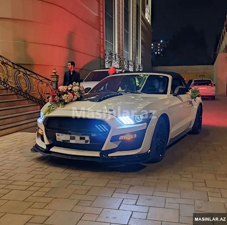Ford Cabriolet Mustang Toy maşını, 2019 il — Minik avtomobili icarəsi, Bakı (3)
