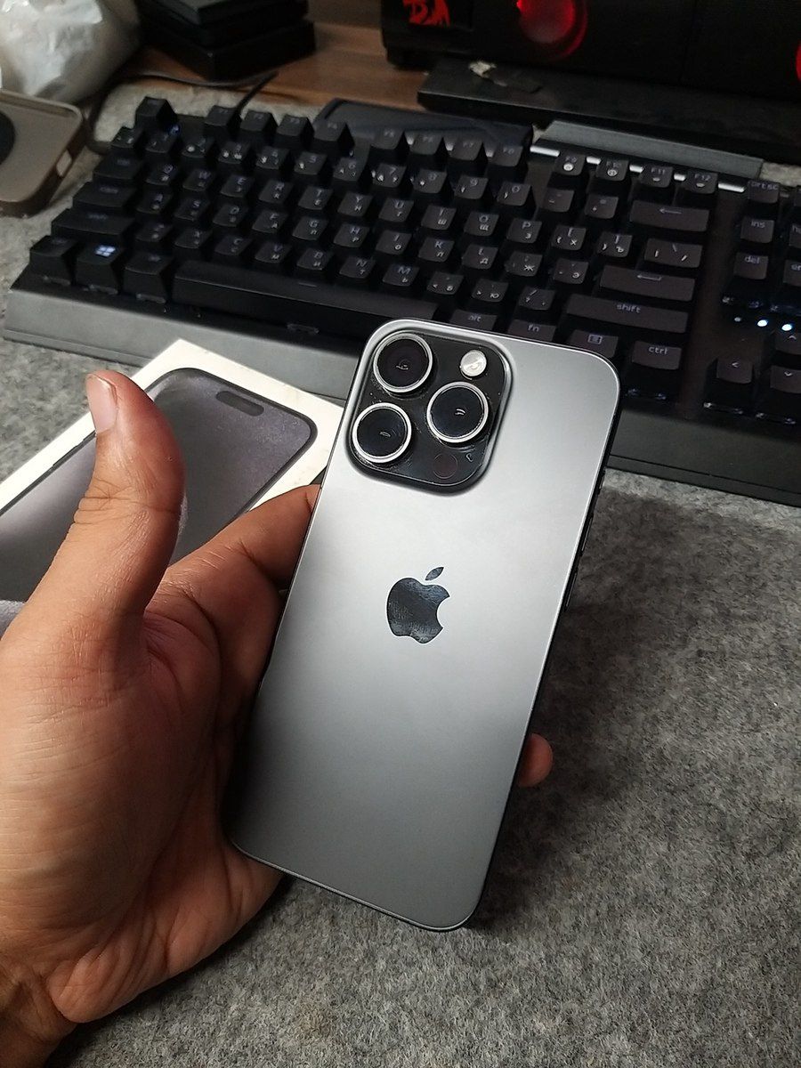 Apple iPhone 15 Pro Black Titanium 128GB/8GB — Smartfonlar, Bakı (3)