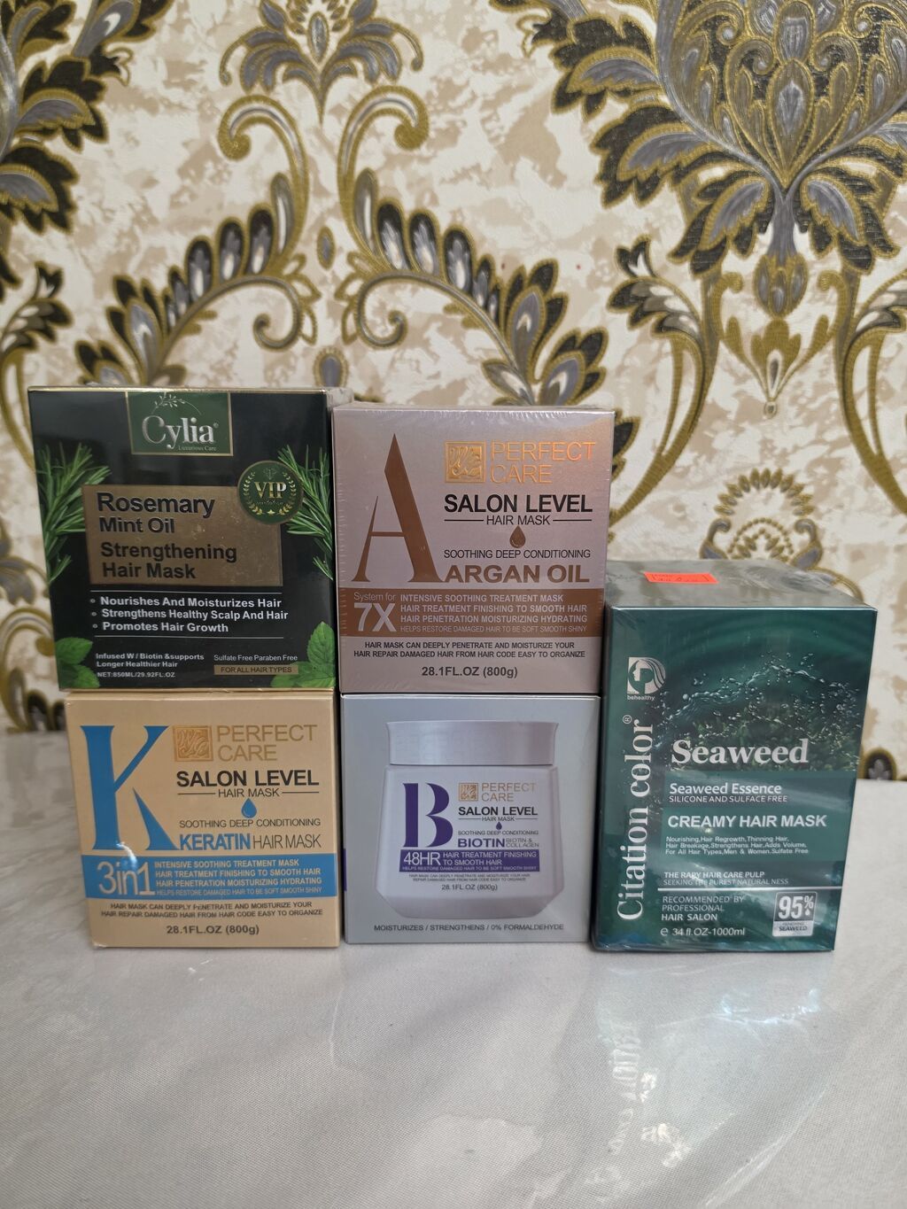 Saç maskası Keratin Hər növ saçlar üçün — Saç qayığı, Bakı
