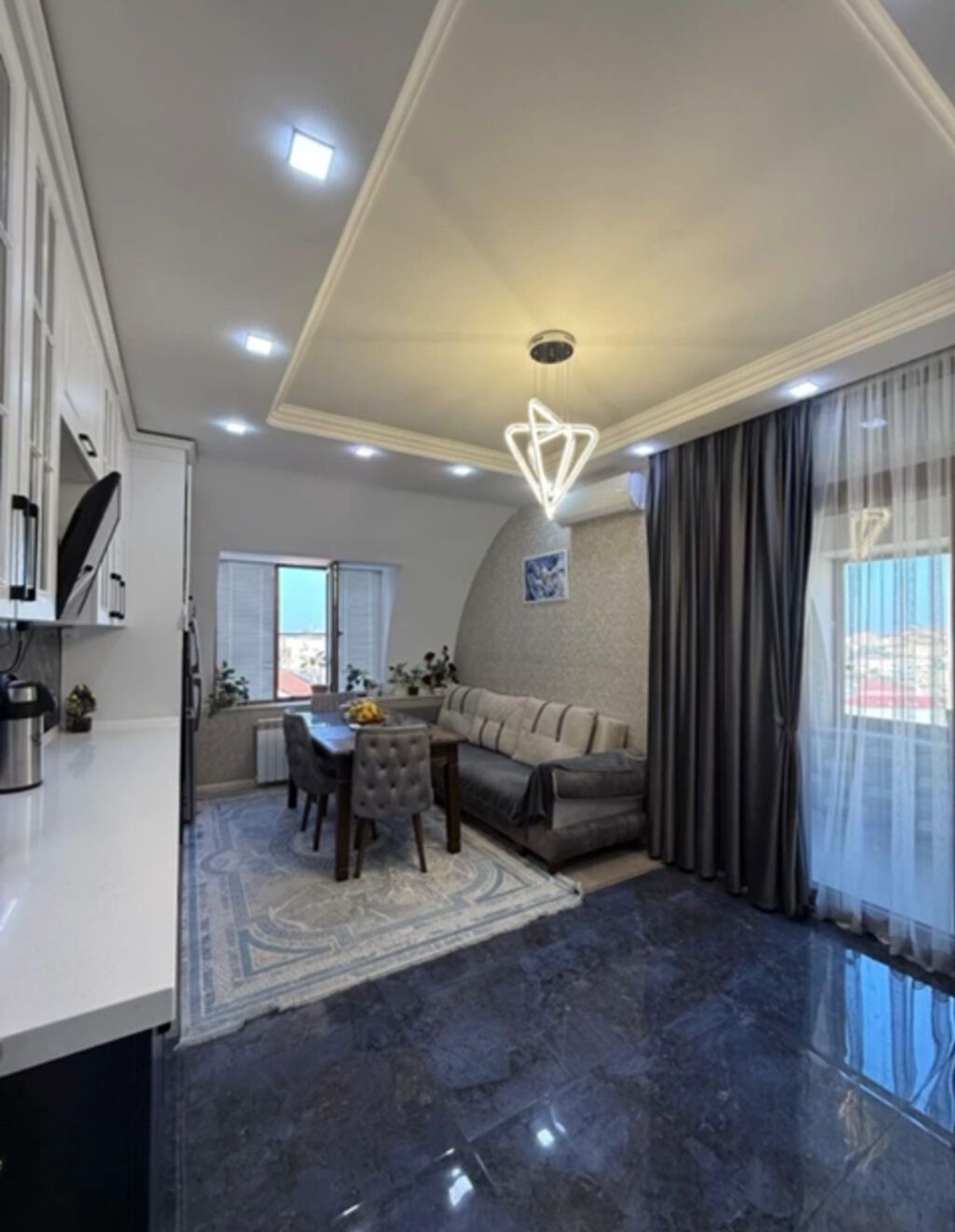 Badamdar qəs., 4 otaqlı, Yeni tikili, m. Elmlər Akademiyası, 144 kv. m — Mənzil, Bakı (8)