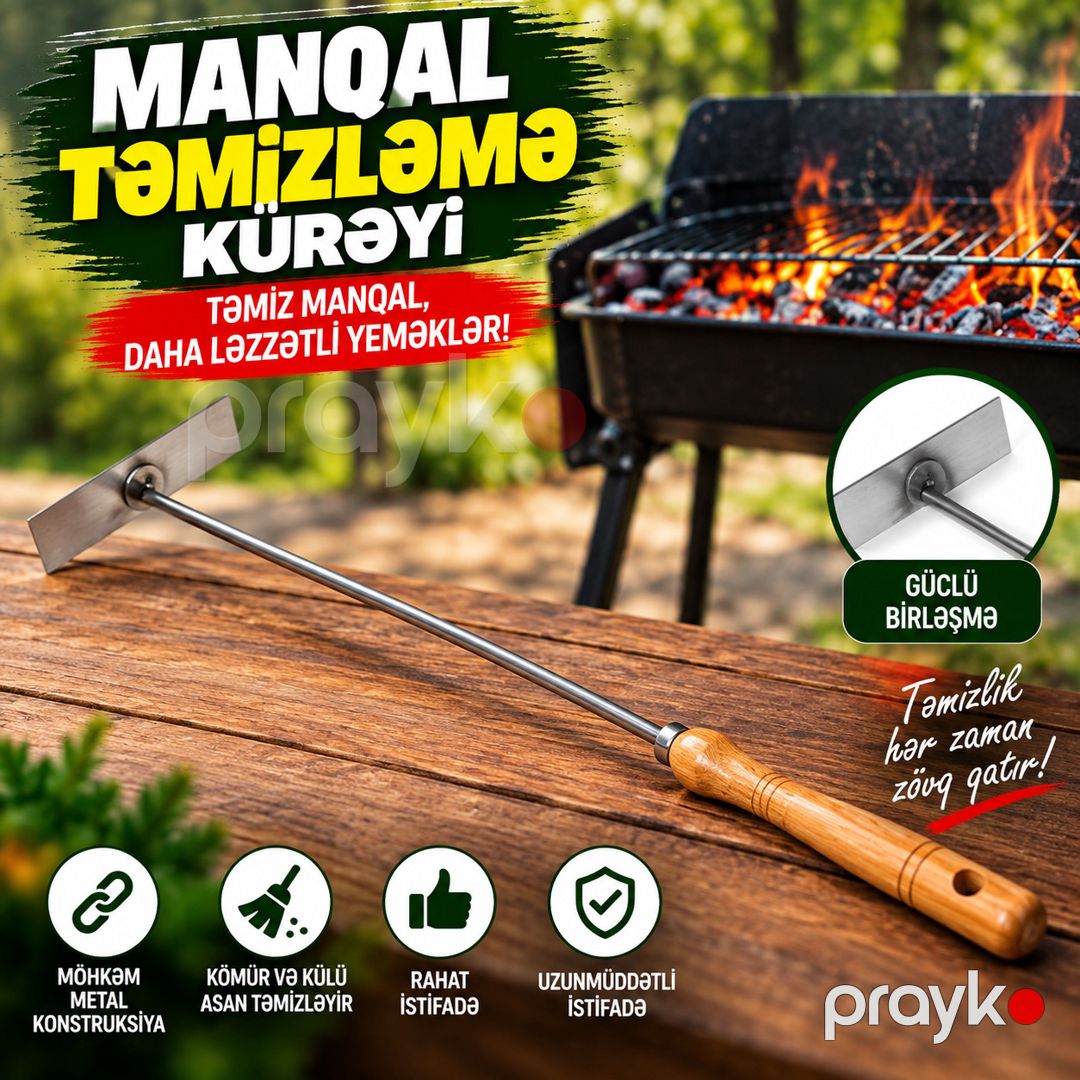 Qril maşası paslanmayan polad — Mallar, Bakı (2)