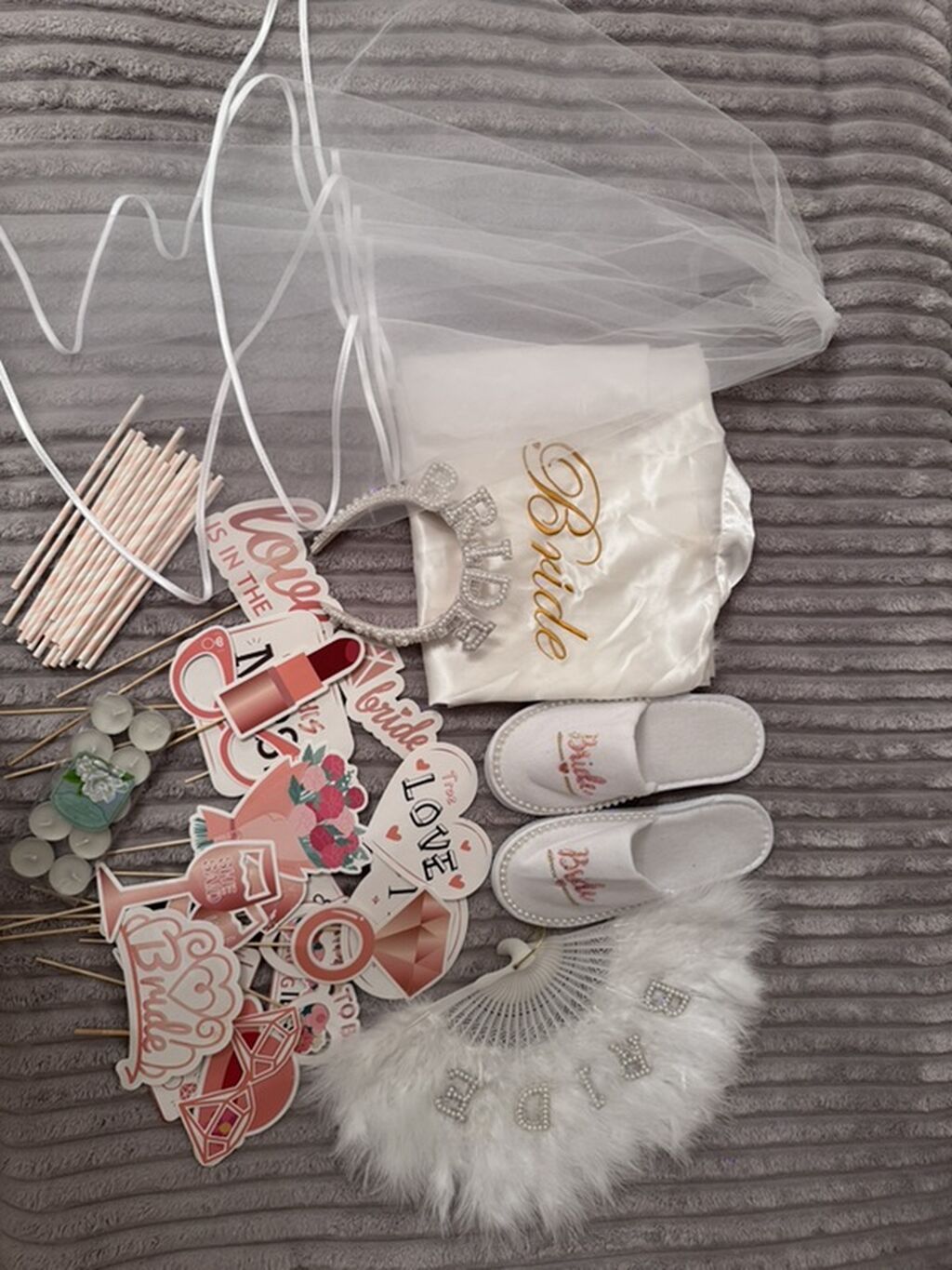 Gəlin temalı bachelorette/bridal shower dəsti Aksesuar və dekor — Toy paltarı, Bakı (9)