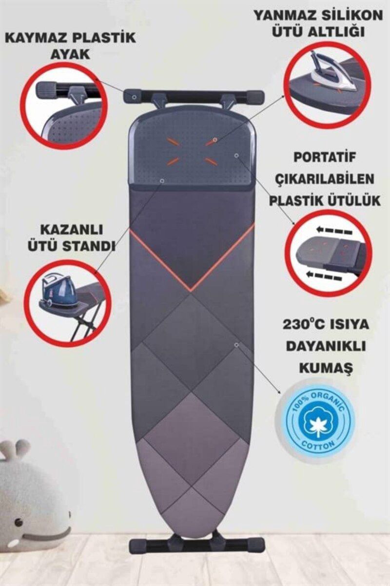 Ütüləmə lövhəsi "Devecioglu Alfaboard MM 152" — Məişət malları, Bakı (8)