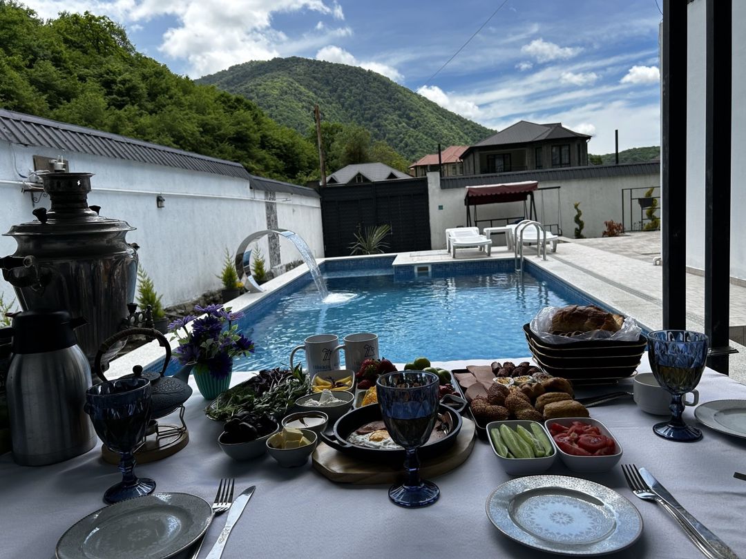 İcarəyə verilir 4 otaqlı həyət evi/bağ evi 180 m² — Ev, villa, Qax (12)