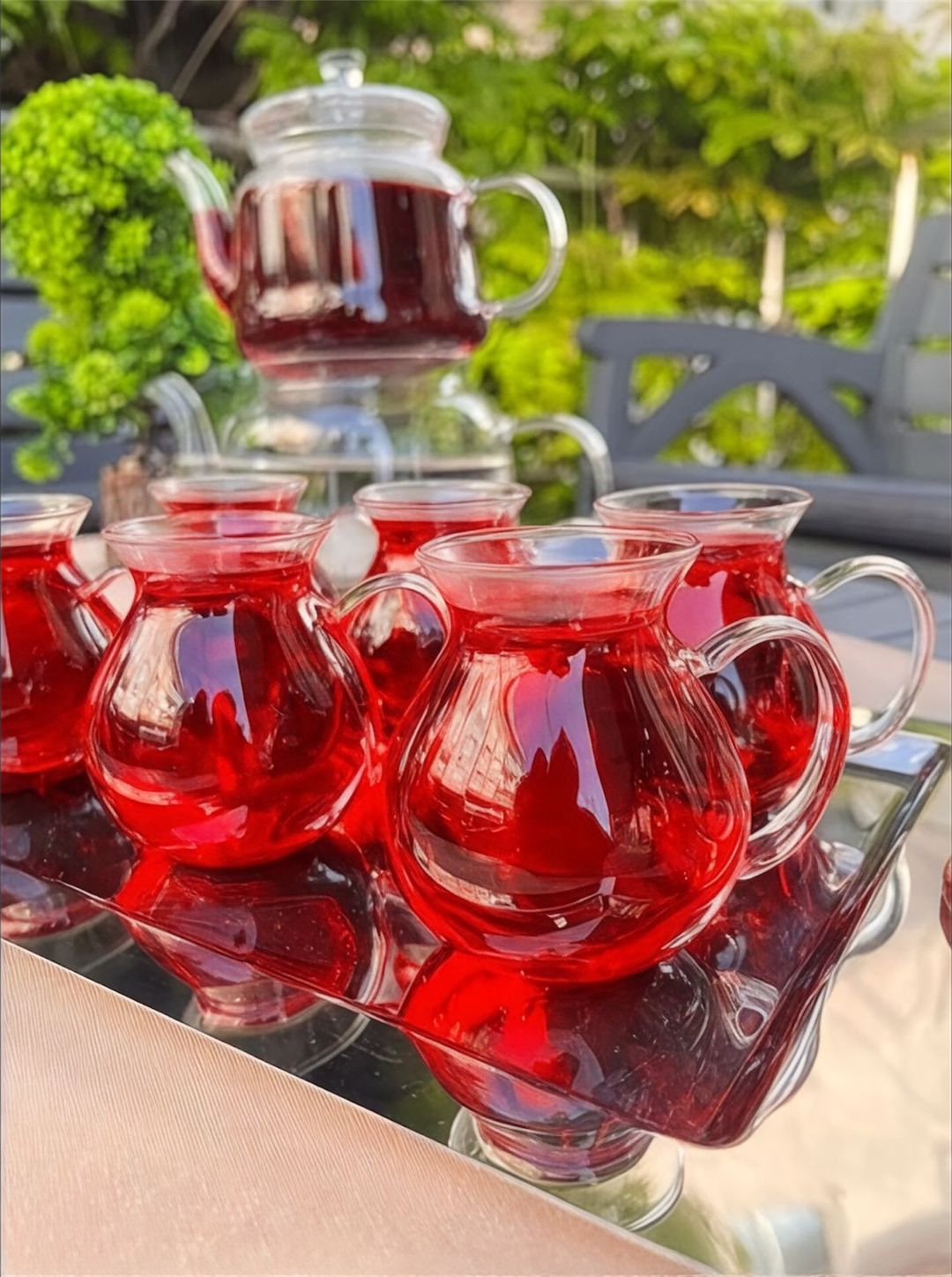 Armudu stəkan dəsti 4273, şüşə, şəffaf, 150 ml, 6 əd — Mallar, Bakı (2)