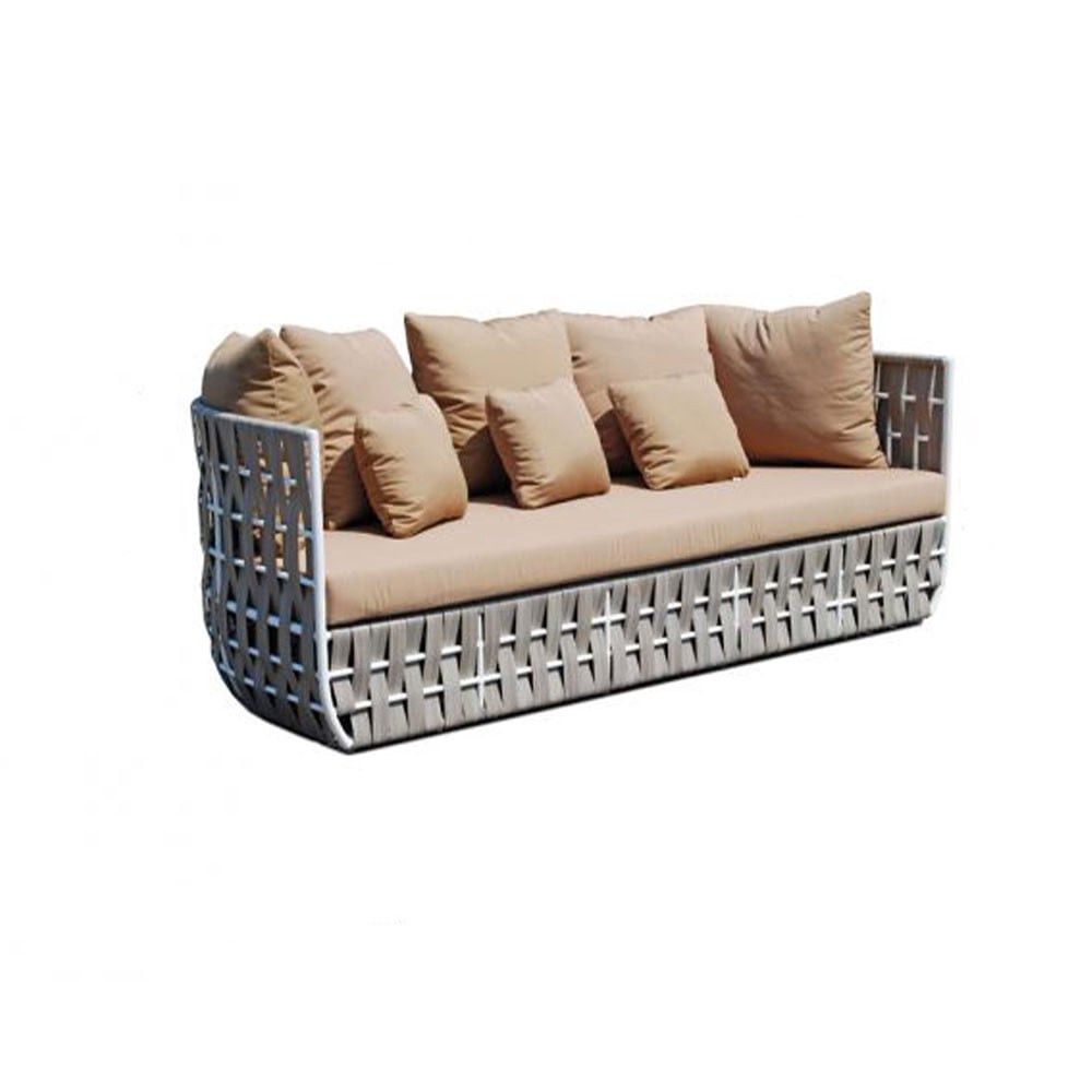 Bağ divanı Skyline Design Strips Sofa, Silver Walnut, açıq hava üçün uyğun, geniş oturacaq sahəsi, rahat dizayn, möhkəm konstruksiya - 22913 — Mallar, Bakı