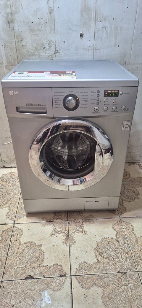 Paltaryuyan maşın LG, 8 kq, İşlənmiş, Avtomat, Qurutma var, Ödənişli çatdırılma — Bakı