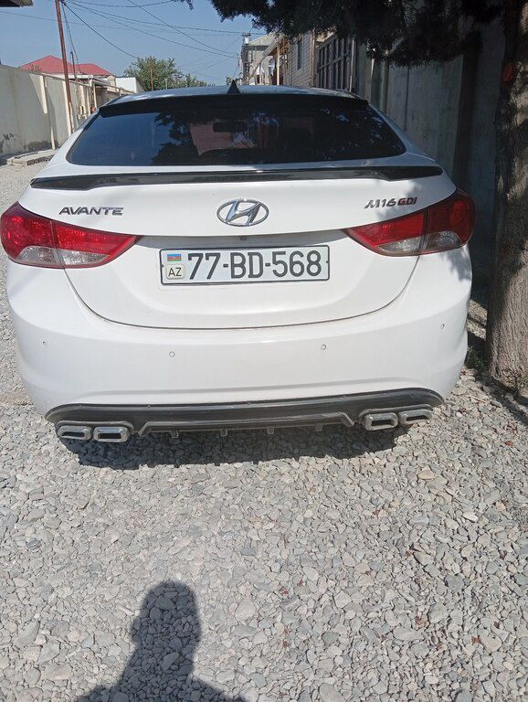 Hyundai Avante, 1.6 L, 2012 il, 183 575 km 77-BD-568 — Avtomobillər, Bakı (2)