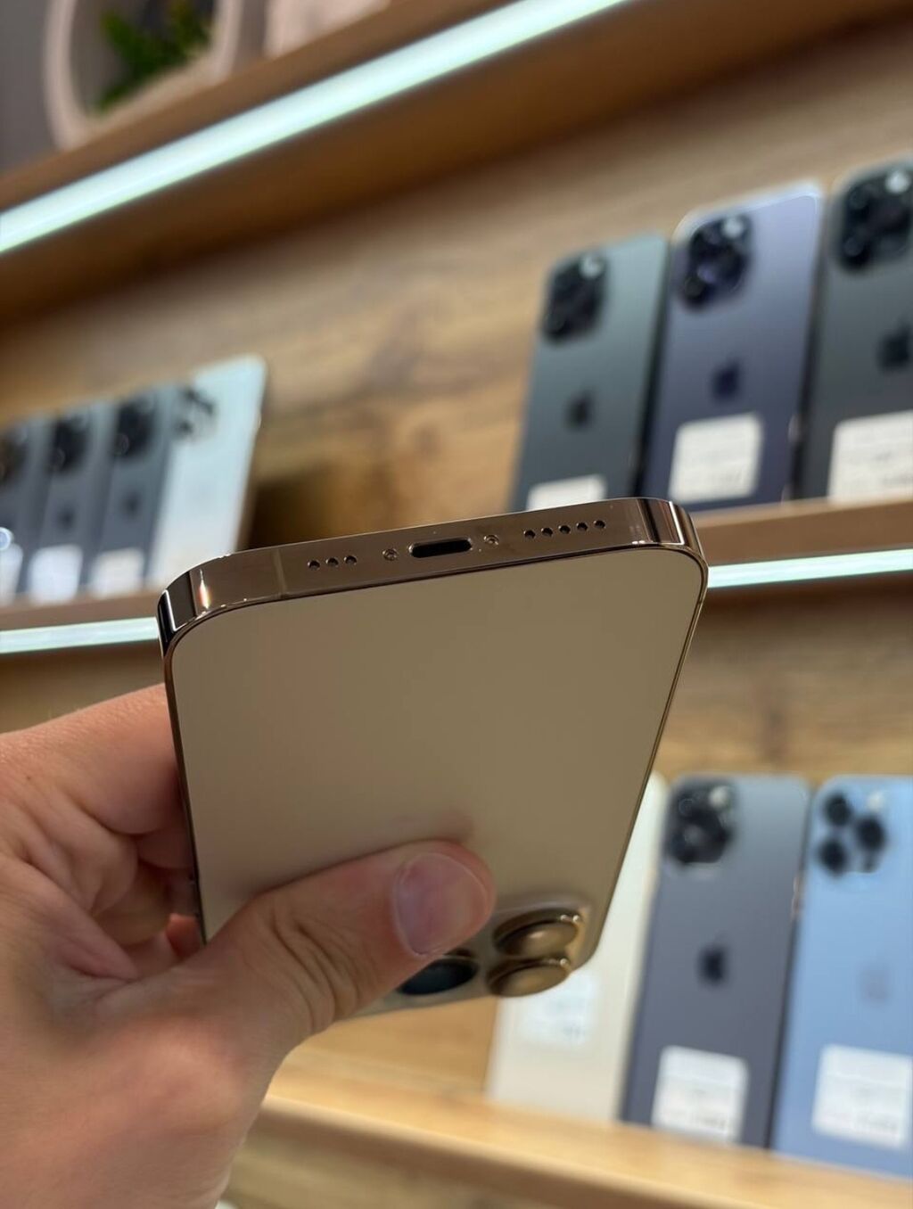 IPhone 14 Pro, 128 GB, Matte Gold, Zəmanət, Face ID, Sənədlərlə — Apple iPhone, Digah (5)