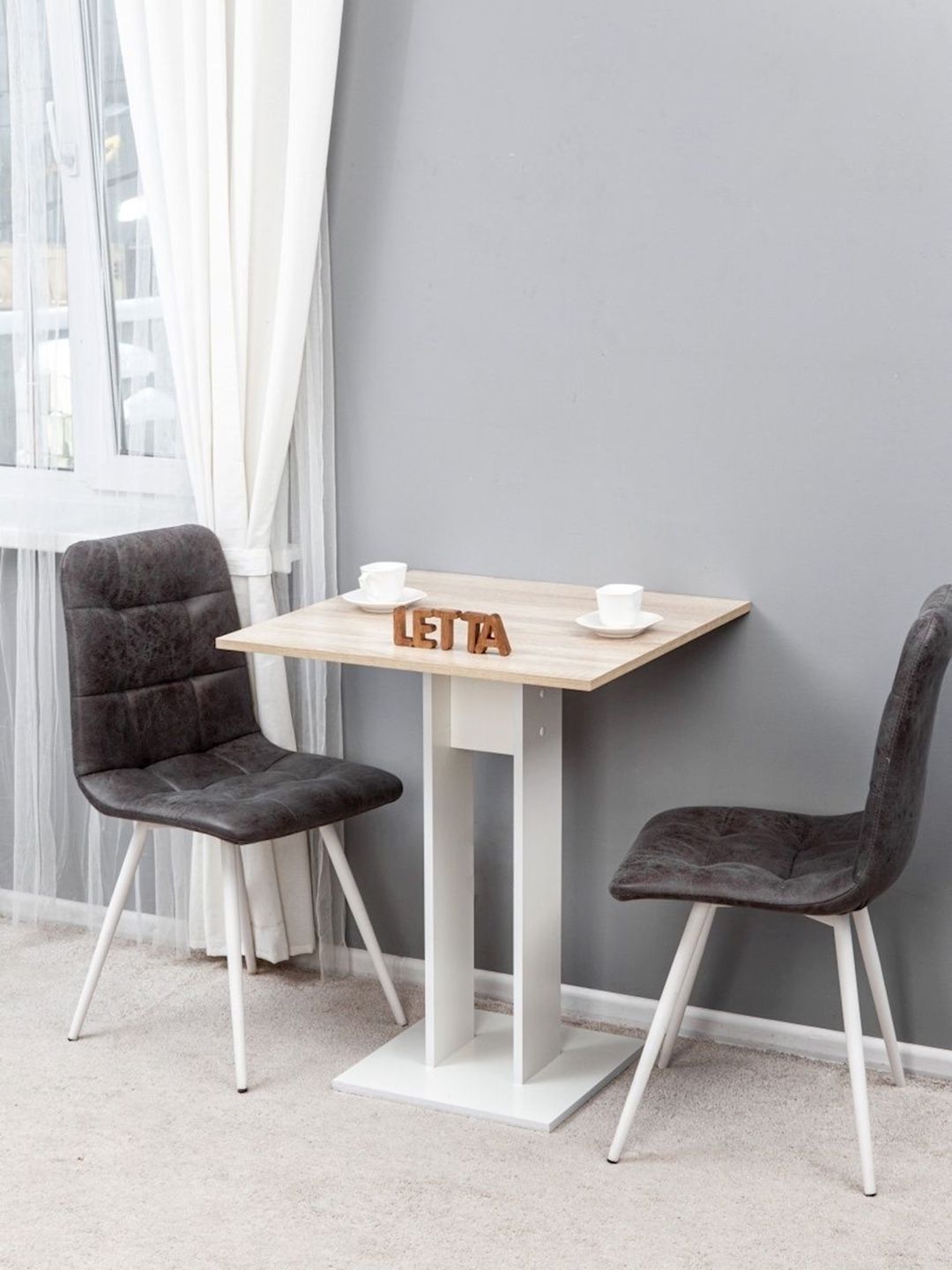 Nahar masası Letta, ağ, Ldsp, 78x65x65 sm — Mallar, Bakı (3)
