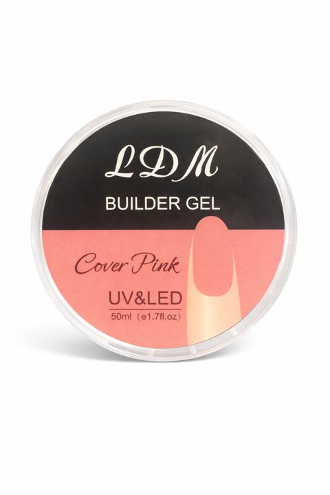 Dırnaqların qurulması və modelləşdirilməsi üçün gel Ldm 07 Cover Pink 50 ml — Bakı