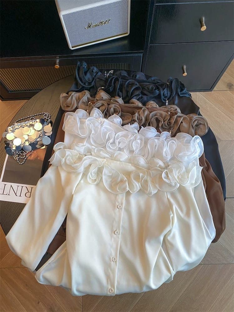 Uzunqol bluz 12540 qadınlar üçün, qara, ipək, satin, ölçü One size — Mallar, Bakı (2)