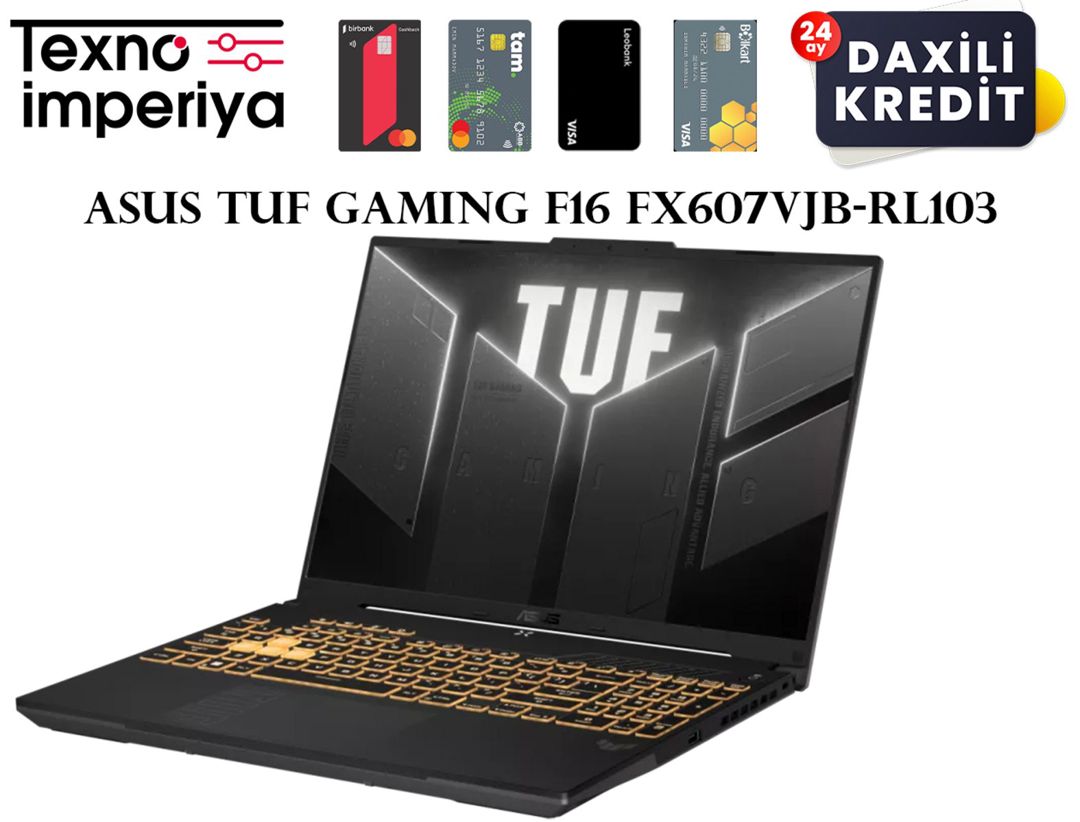 Asus tuf Gaming F16 FX607VJB-RL103 90NR0MZ6-M005K0 — Noutbuklar, Bakı (3)