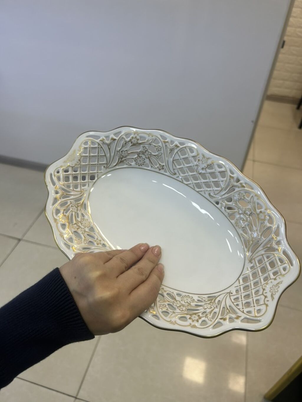 Nahar dəsti, rəng - Ağ, Farfor, Almaniya — Süfrə qabı, Bakı (5)