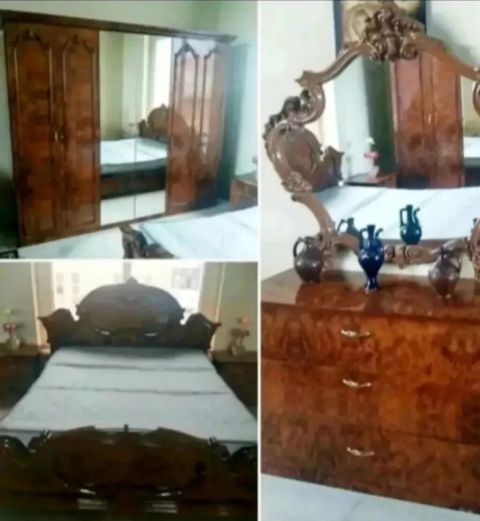Malaziya istehsalı yataq otağı mebel dəsti satılır. Tam komplektdir — Bakı