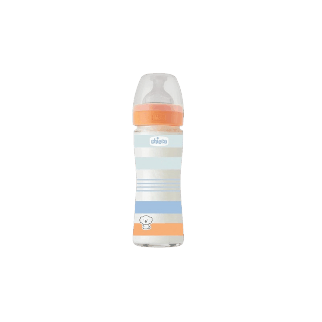 Qidalanma üçün qab Chicco Well-Being, şüşə, narıncı, 240 ml — Mallar, Bakı