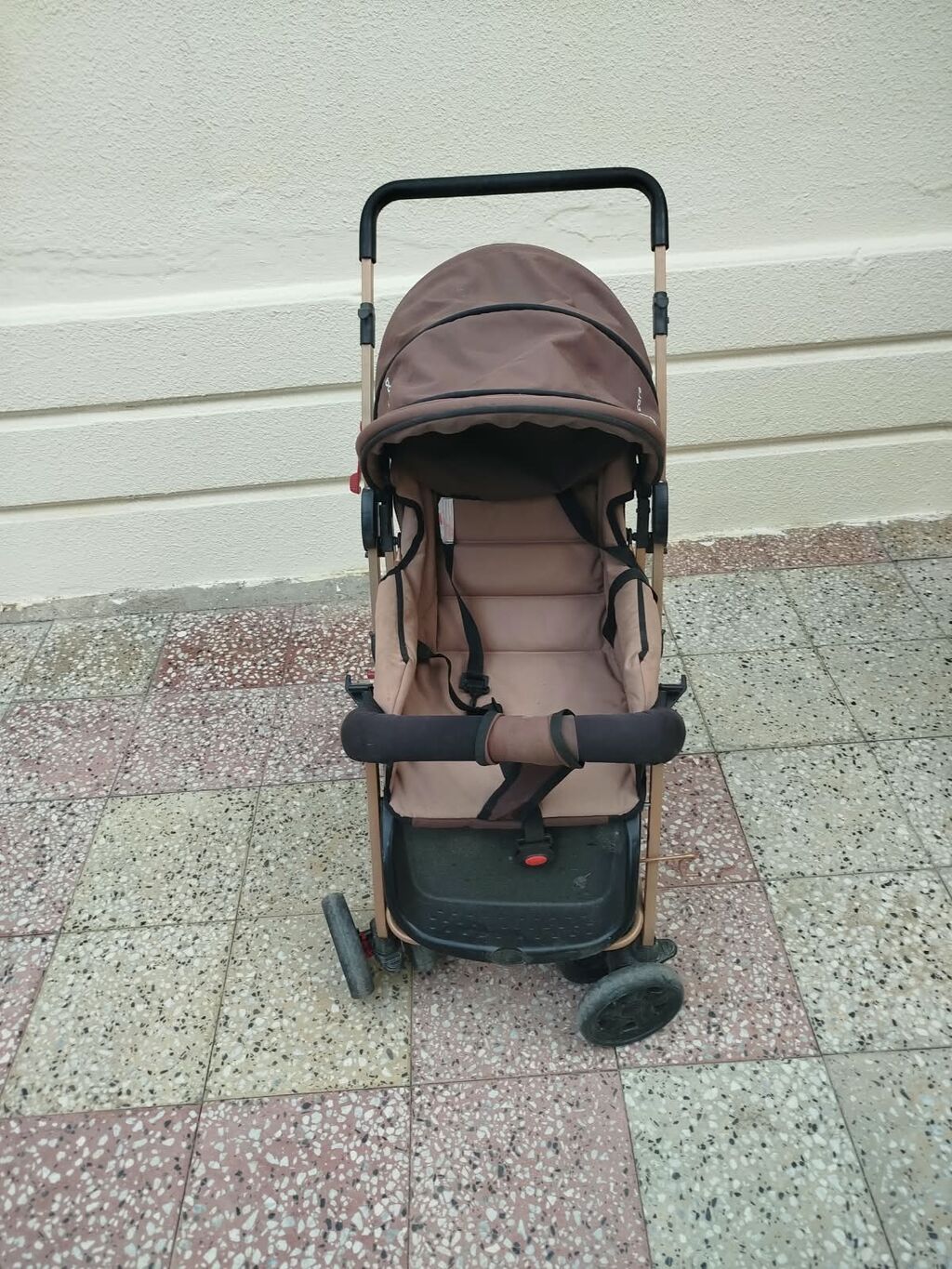 Uşaq arabası – Baby Care brendi, qəhvəyi — Arabalalar, Bakı (2)