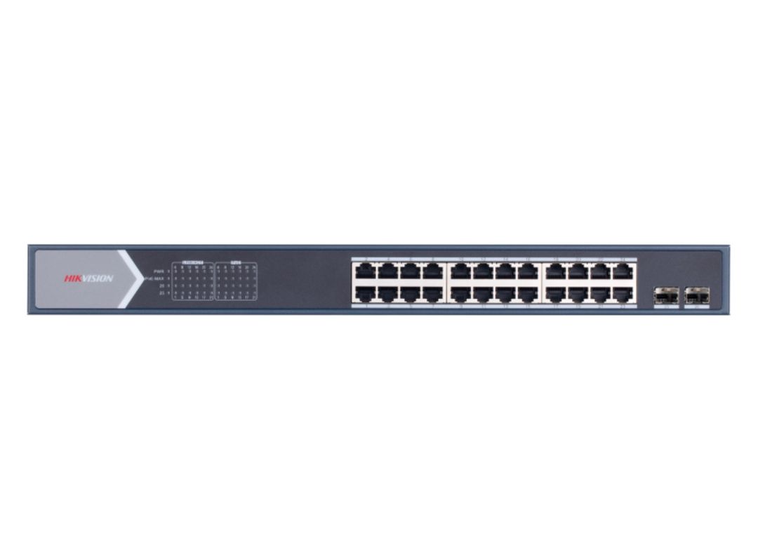 Hikvision DS-3E0526P-E/M 24 Port Gigabit Unmanaged PoE Switch — Şəbəkə və server avadanlığı, Bakı (4)