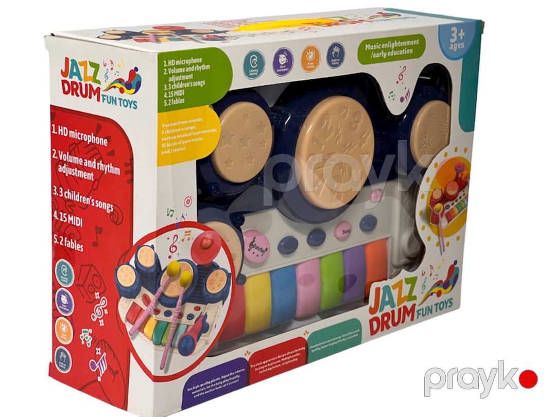 Oyuncaq ksilofon DJ241 Jazz Drum, 3+ yaş — Mallar, Bakı (3)