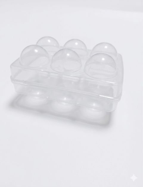 Yumurta saxlama qabı Stillo 52617, plastik, şəffaf — Bakı