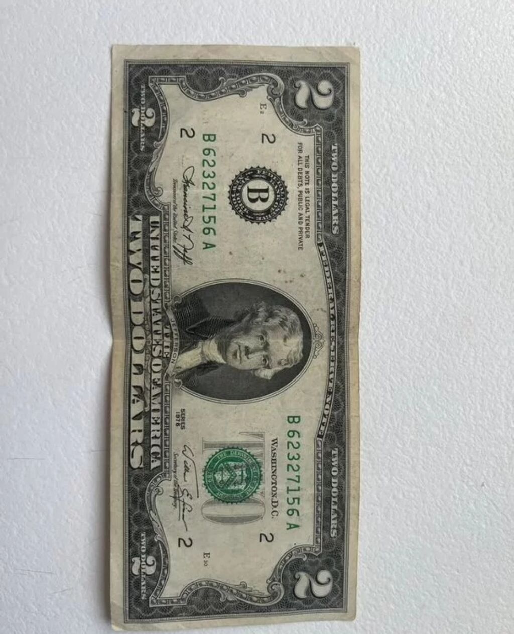 ABŞ 2 dollar banknotu - Növ: United States Note/Federal Reserve Note — Sikkələr, Masazır