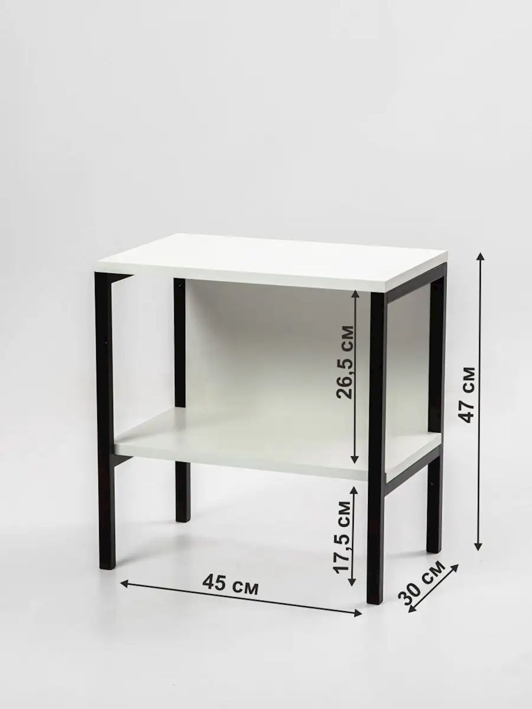 Tumba 46x30x45 sm, Ldsp, ağ — Mallar, Bakı (2)