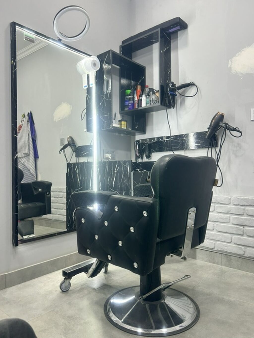 Bərbər/yaxud kişi salonu üçün tam işlək iş yeri dəsti Tərkib — Salon mebeli, Mehdiabad (2)