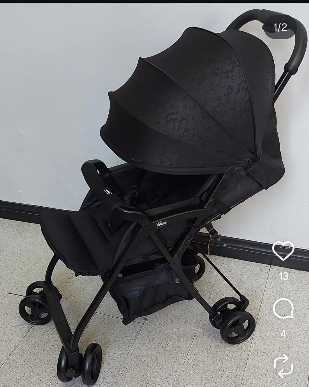 Chicco ohlala kolyaska satılır 160 azn. çəkisi 4 kq rahat kolyaskasi 0 — Arabalalar, Mehdiabad