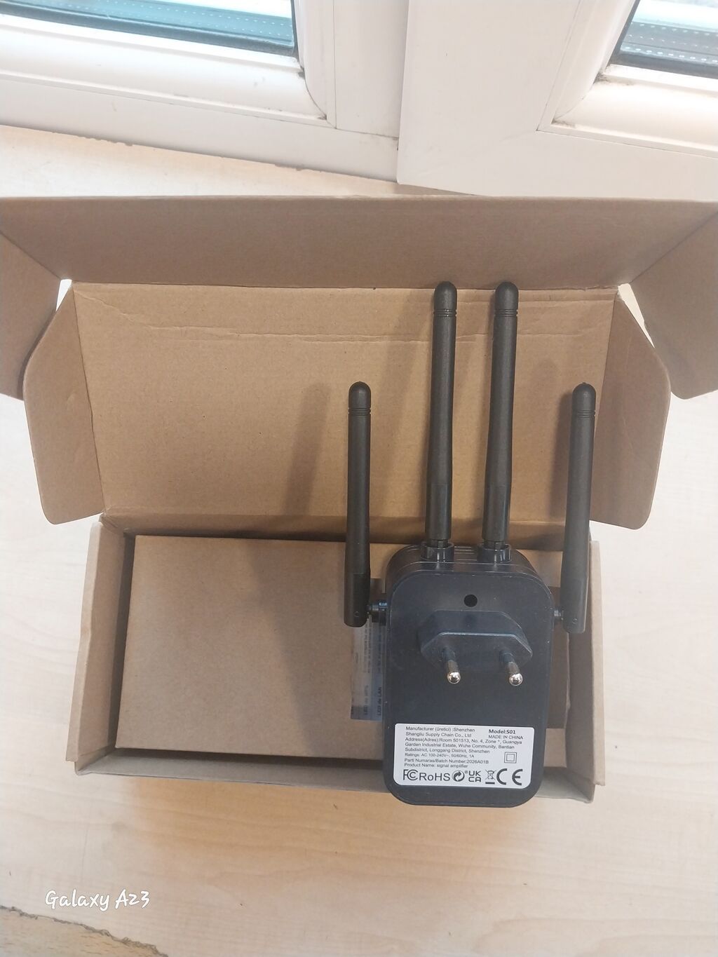 Güclü Wi‑Fi siqnal gücləndirici (WiFi Repeater) Xüsusiyyətlər: - 2.4 — Şəbəkə və server avadanlığı, Digah (3)