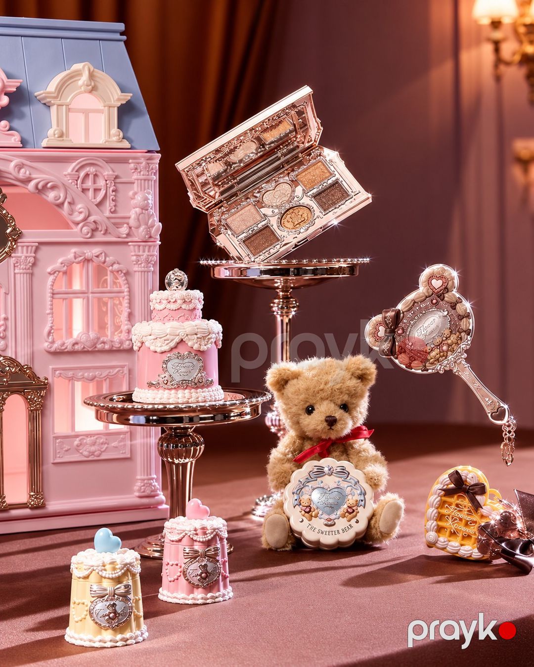 Kosmetika hədiyyə dəsti Flower Knows Sweetie Bear — Mallar, Bakı (2)