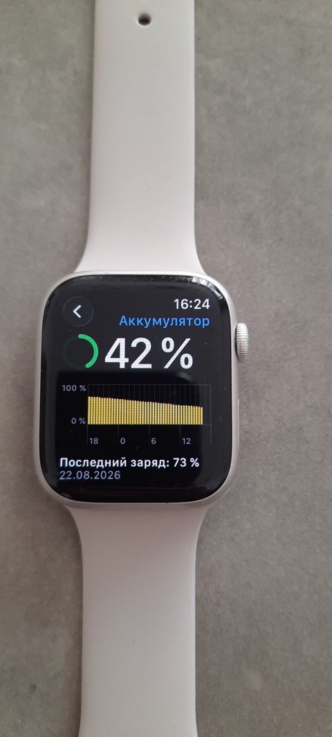 Apple Watch Series 8 Aluminum Starlight 45mm — Смарт часы и браслеты