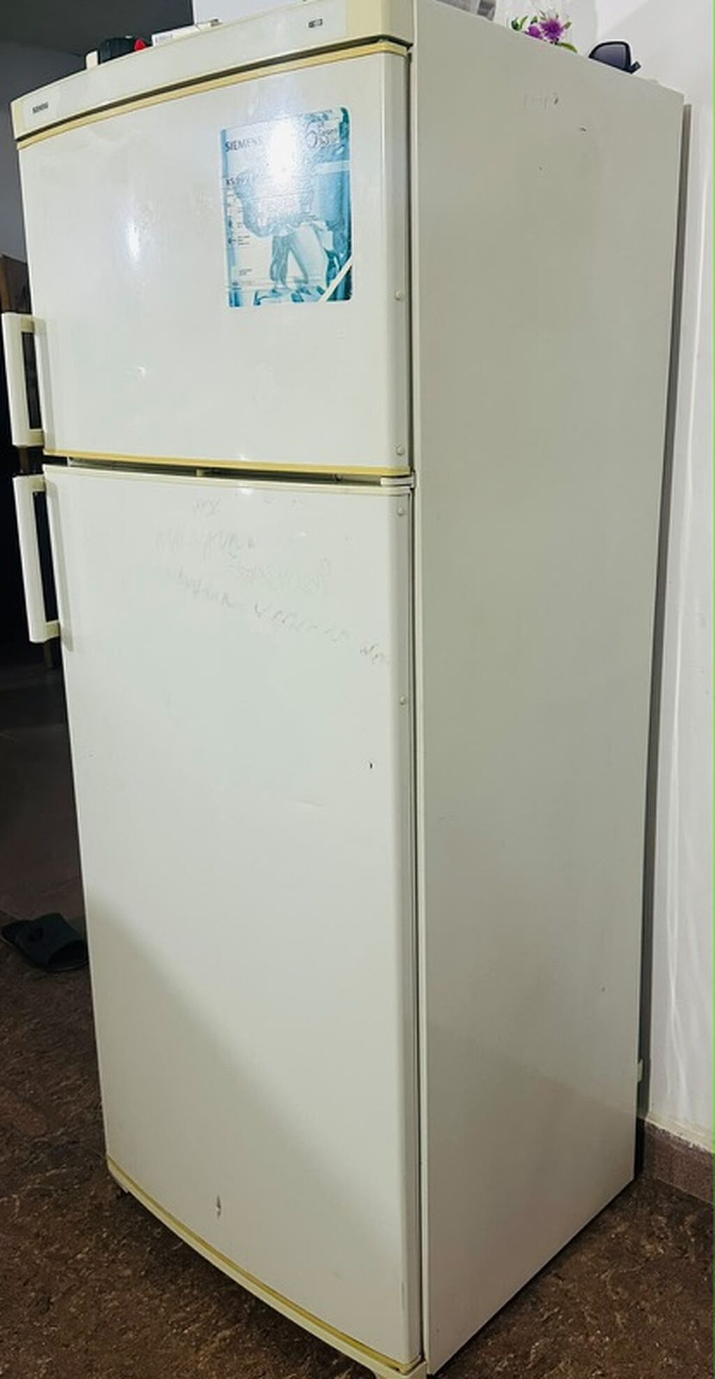 Siemens iki qapılı soyuducu - Üst bölmə: dondurucu (ayrı qapı ilə) — Soyuducular, Bakı (4)