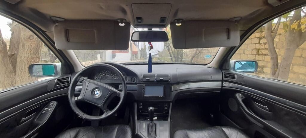 BMW 5 Series E39 sedan - Kuzov: gümüşü rəng, 4 qapı, orijinal E39 — Avtomobillər, Qobustan (6)