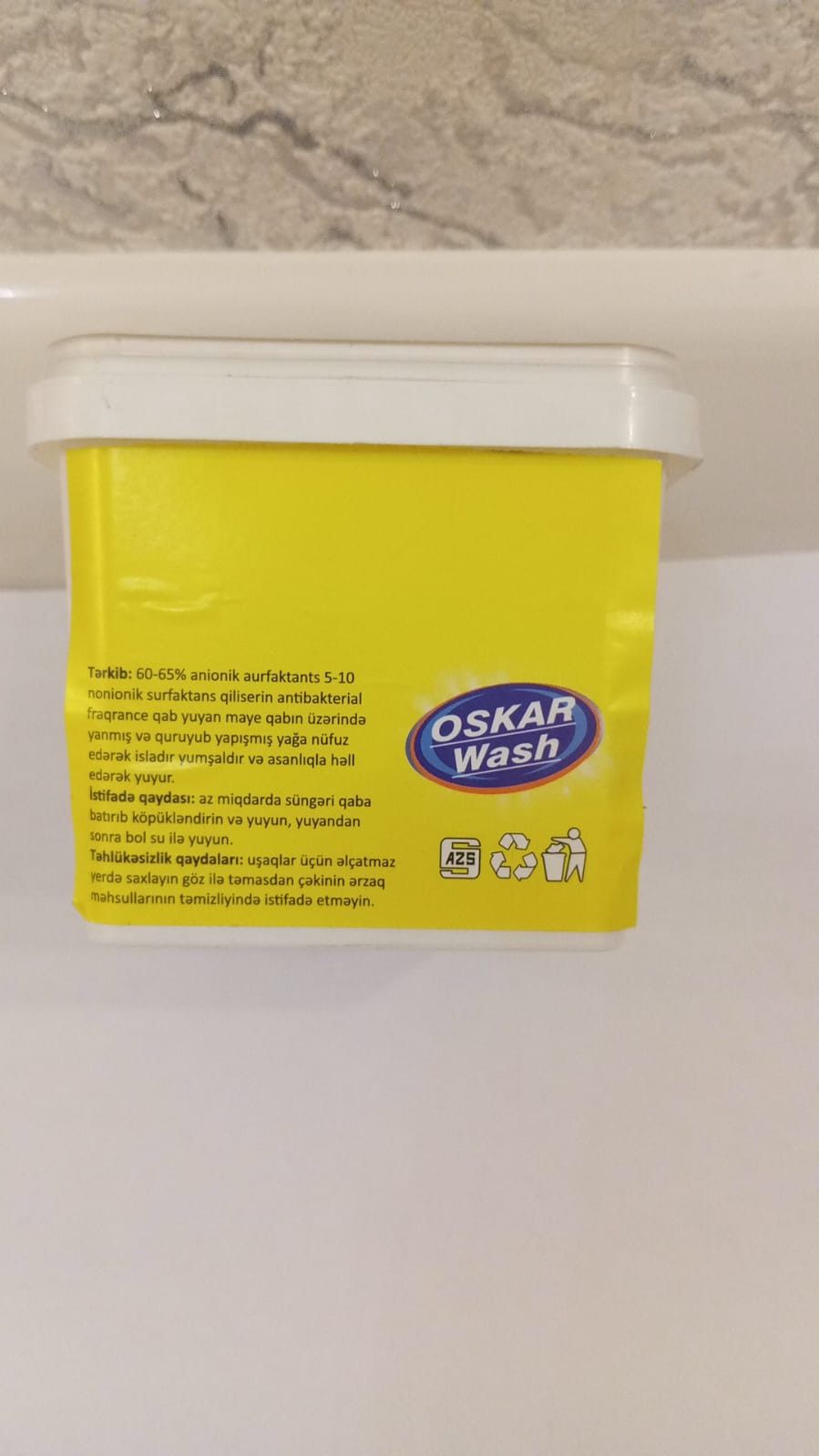 Qabyuyan vasitə Oskar Wash Lemon, 400 q — Mallar, Bakı (2)