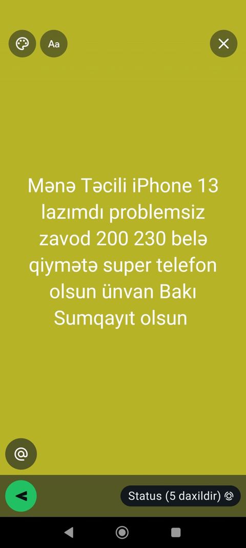 IPhone 13, 256 GB, Zəmanət — Sumqayıt