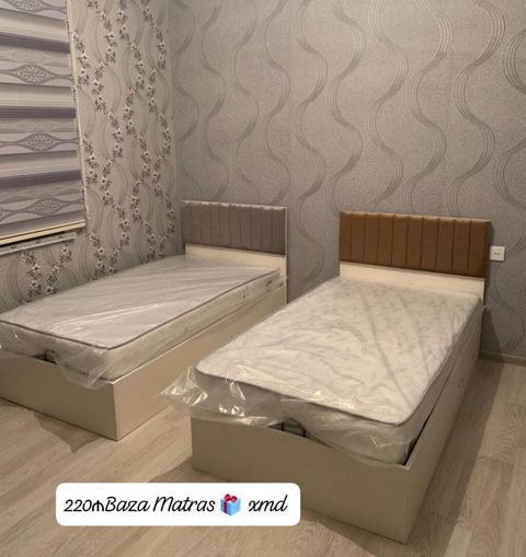 Tək nəfərlik baza və matras dəsti Xüsusiyyətlər: - Ölçü: tək nəfərlik — Sumqayıt