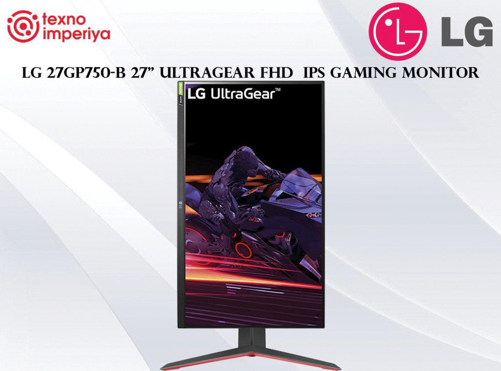 "LG 27GP750-B 27” Ultragear FHD (1920 x 1080) IPS" Gaming Monitor — Kompüterlər və noutbuklar, Bakı (2)