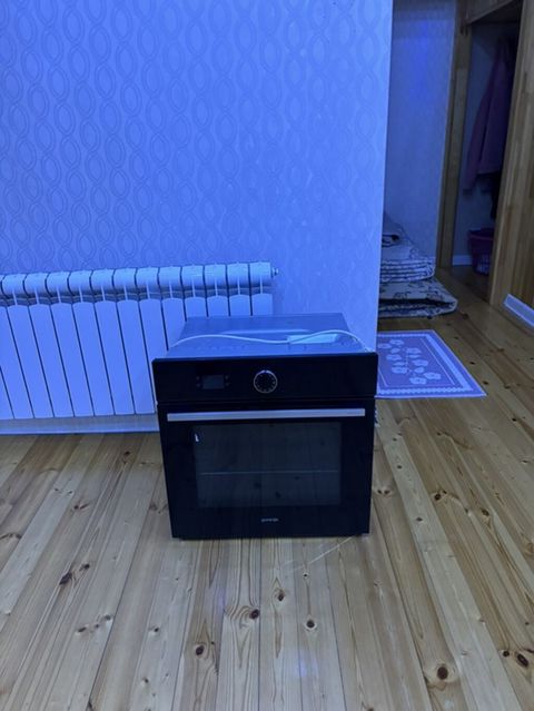 Gorenje quraşdırılan elektrik sobası - Qara şüşə ön panel — Bakı